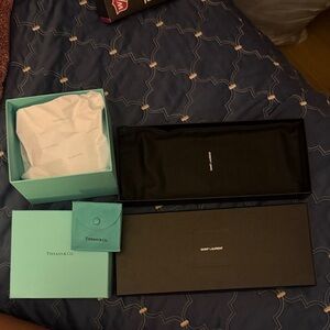 Saint Laurent and Tiffany & Co. Packaging Set